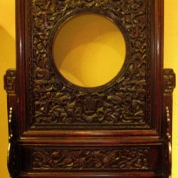 Carved Wooden Picture Stand