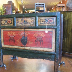 Antique Mongolian Trunk