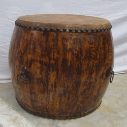 Wood & Leather Drum